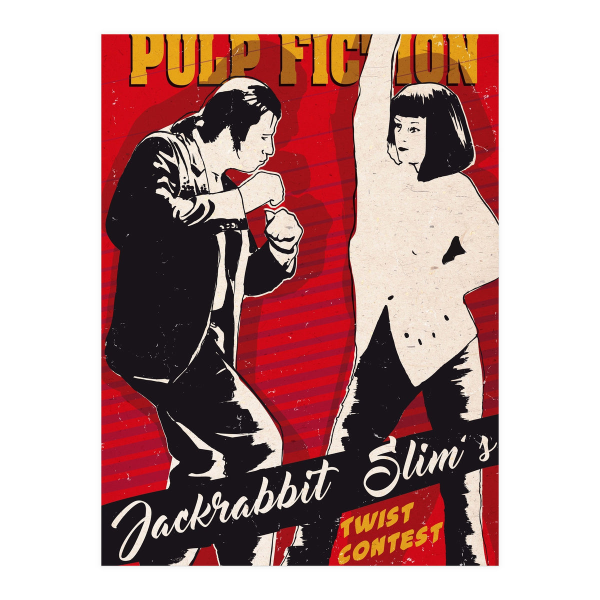 Twist dance Pulp Fiction movie poster (Print Only)