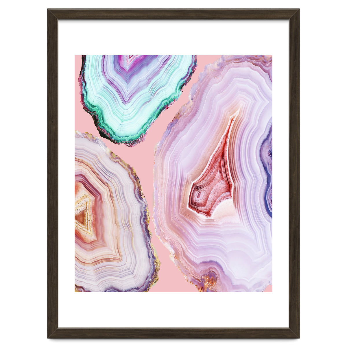 Mineral Agates #Glam collection