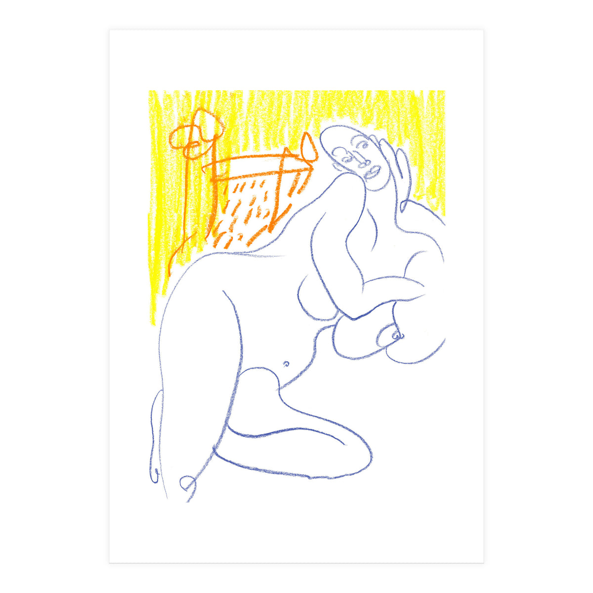 Me On The Chair #1 (Print Only)