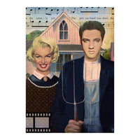 Tribute to Marilyn and Elvis (Print Only)