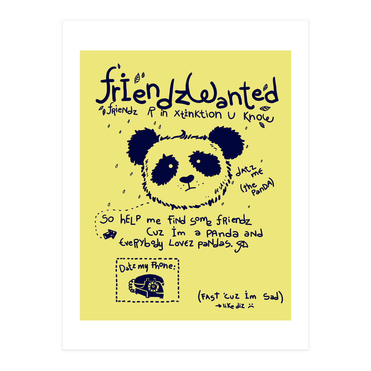 Friendz Wanted (Print Only)