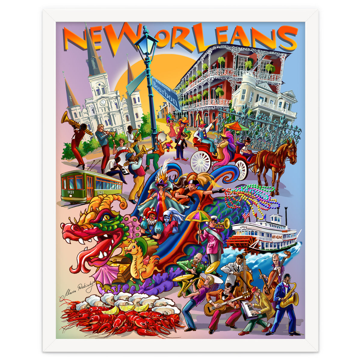 New Orleans Illustration