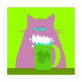 Saint Patrick's Day Lilac Cat  (Print Only) thumbnail