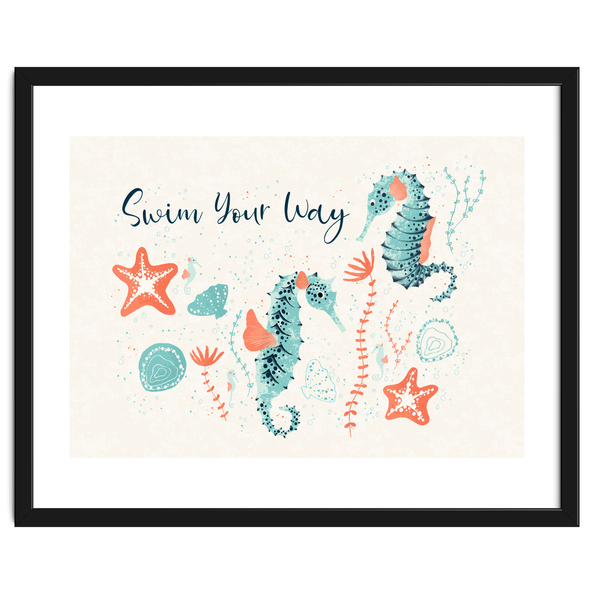 Swim Your Way Seahorse