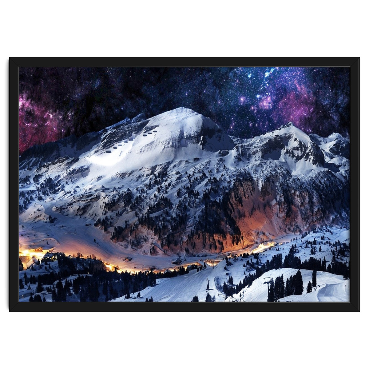 Mountain CALM IN space view