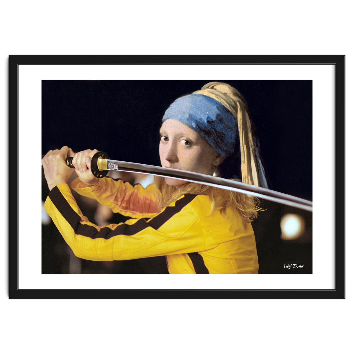 Vermeer's Girl with a Pearl Earring & Beatrix Kiddo From Kill Bill