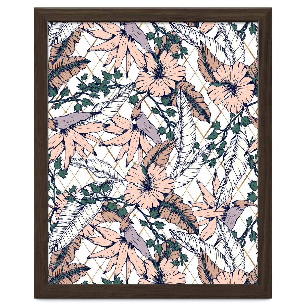 Exotic flowering and pattern geometric