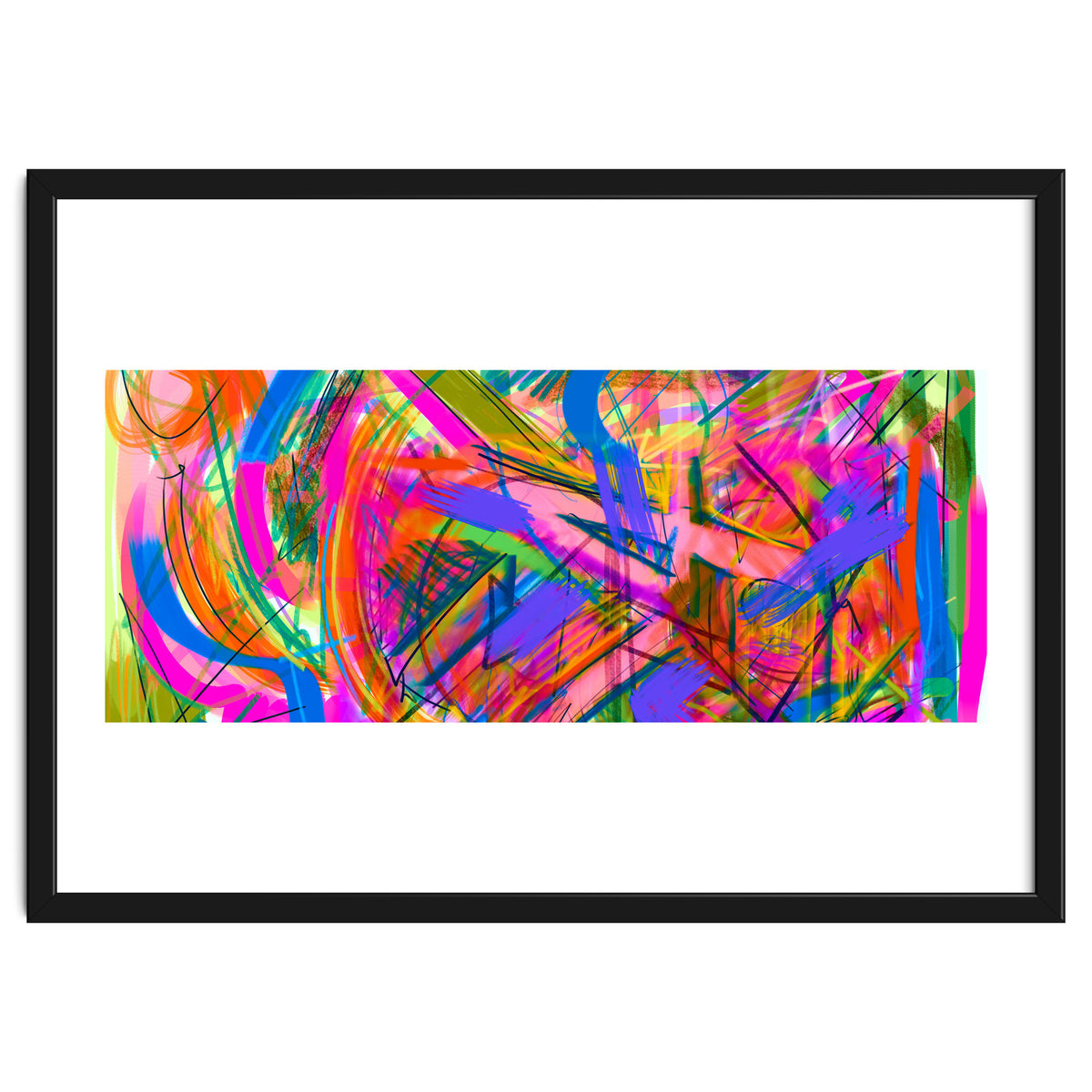 Pink And Blue In Traces