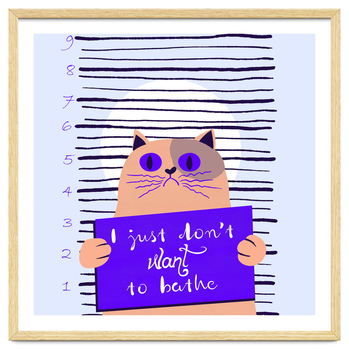 I just don't want to bathe