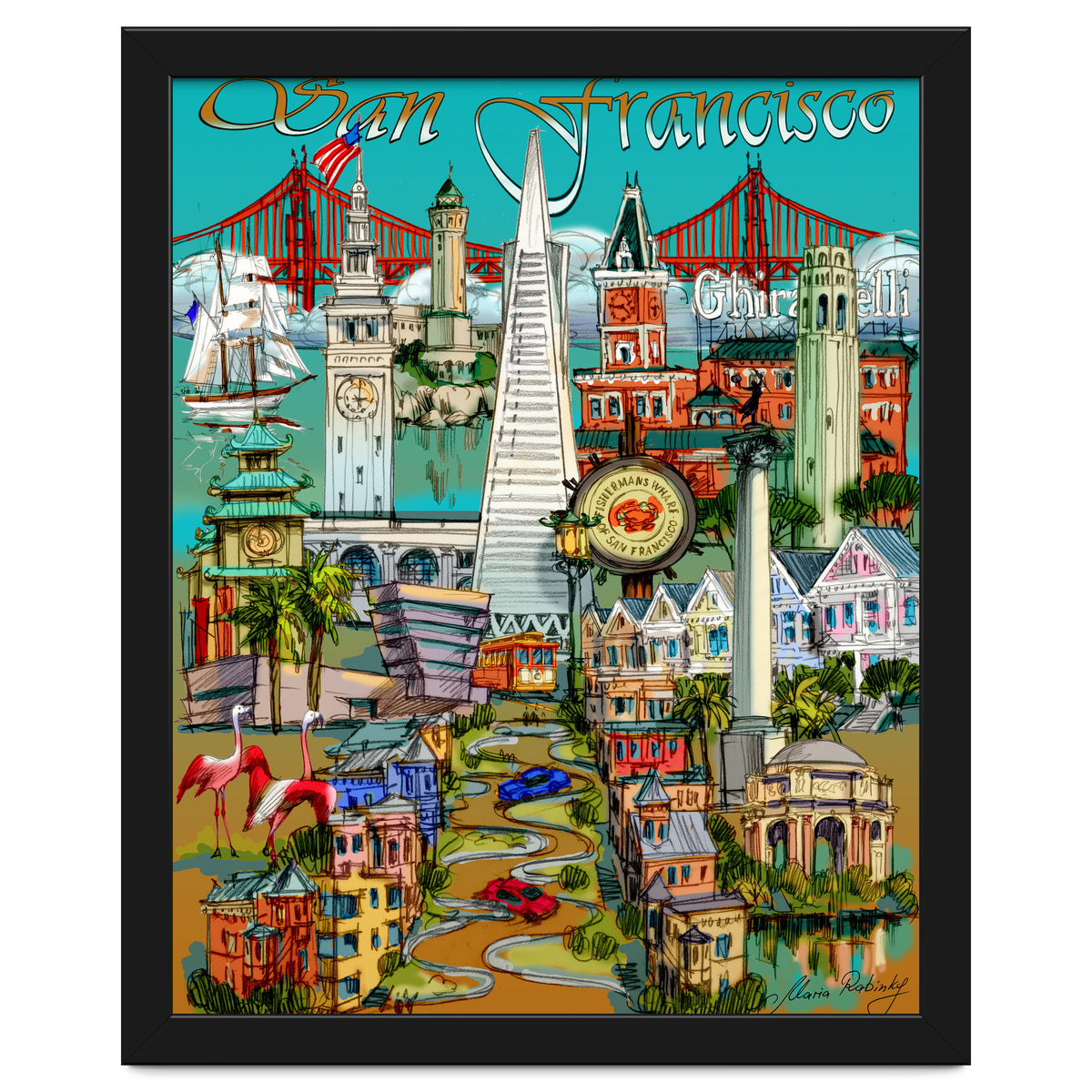 San Francisco Illustration