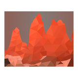 Torres Del Paine National Park Low Poly Art (Print Only) thumbnail
