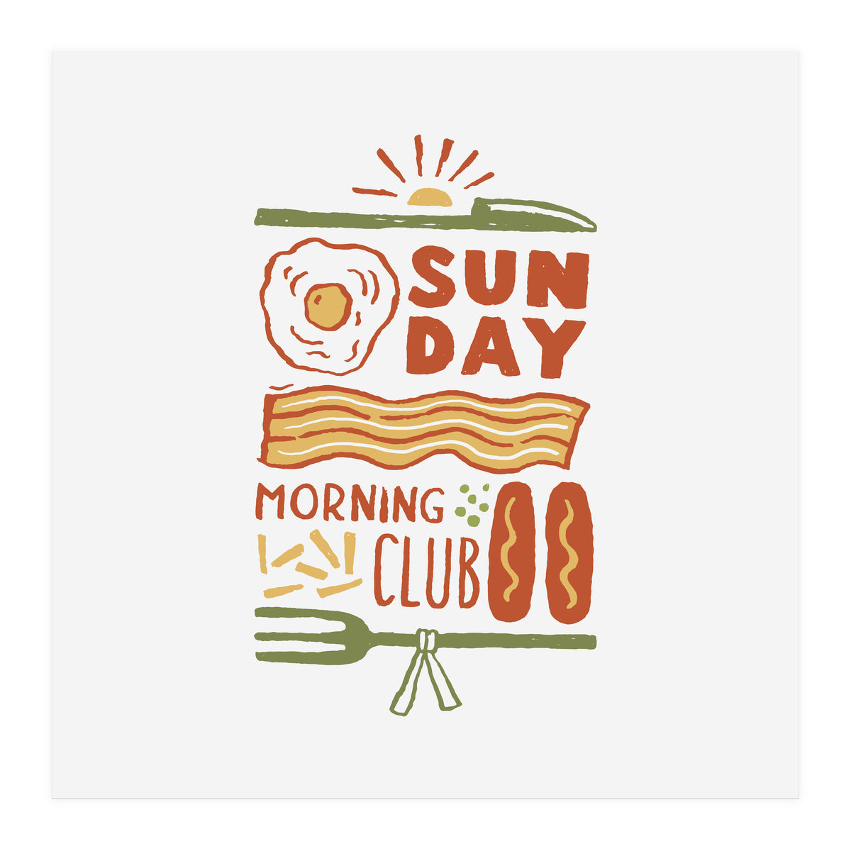 Sunday Club (Print Only)