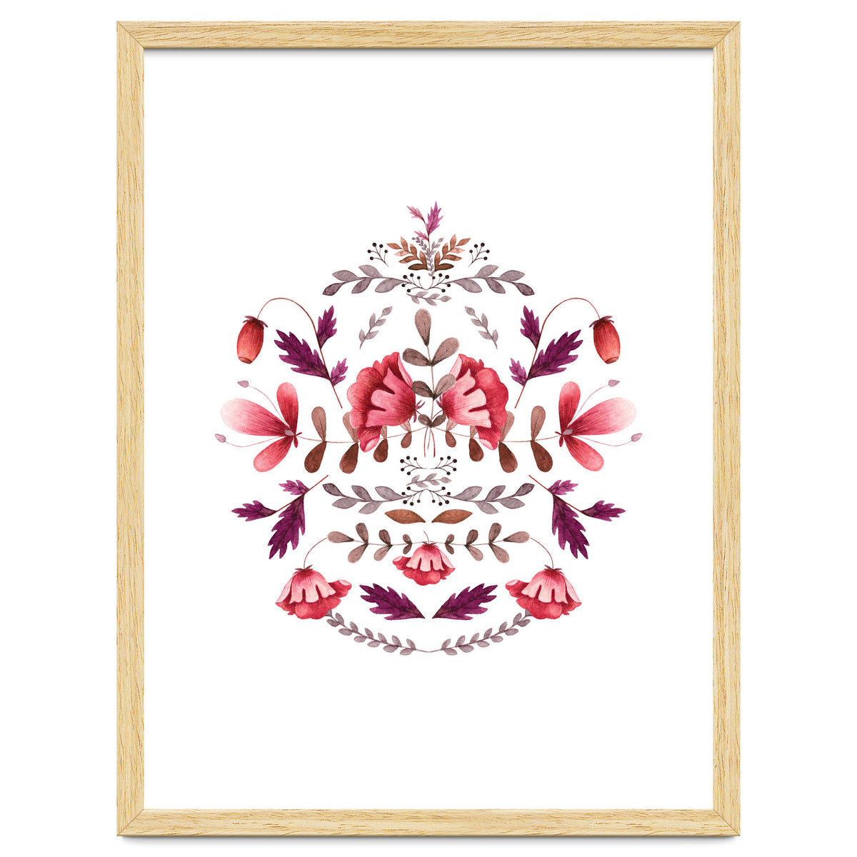 Scandinavian Folk Art Flowers