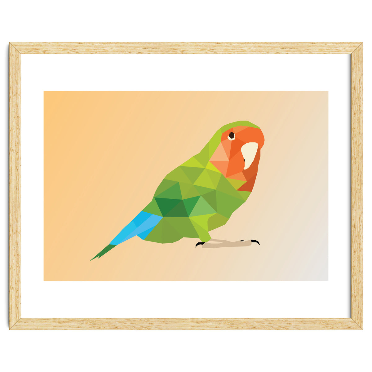 Parrot Low Poly Art