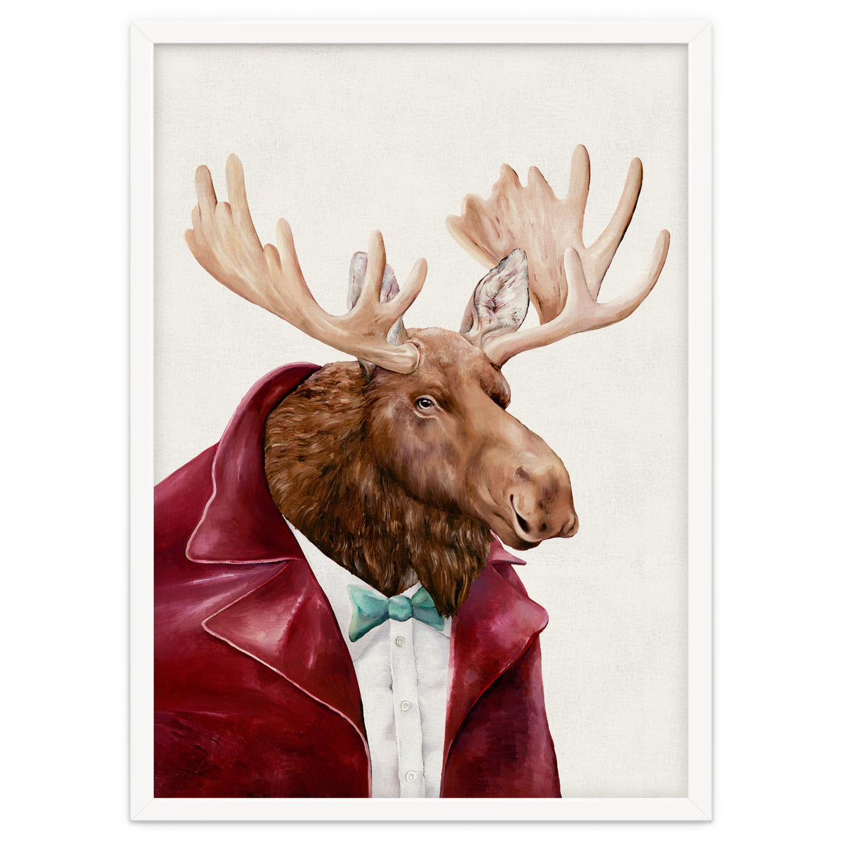Moose In Maroon