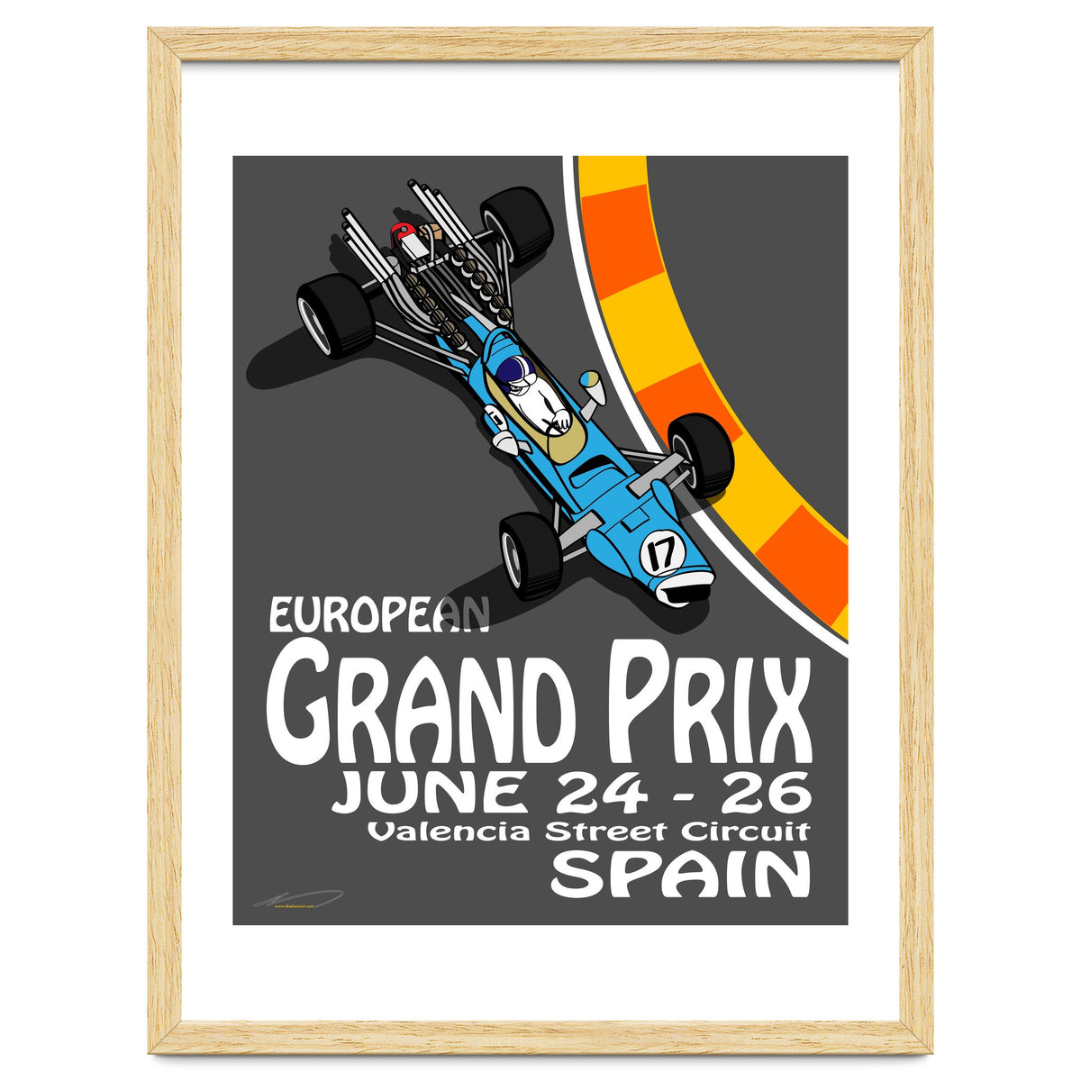 European Grand Prix poster