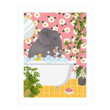 Elephant Bathing (Print Only) thumbnail