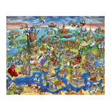 European World Wonders Illustrated Map (Print Only) thumbnail