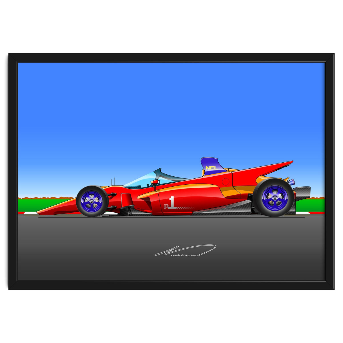 Pole Position Racecar Homage