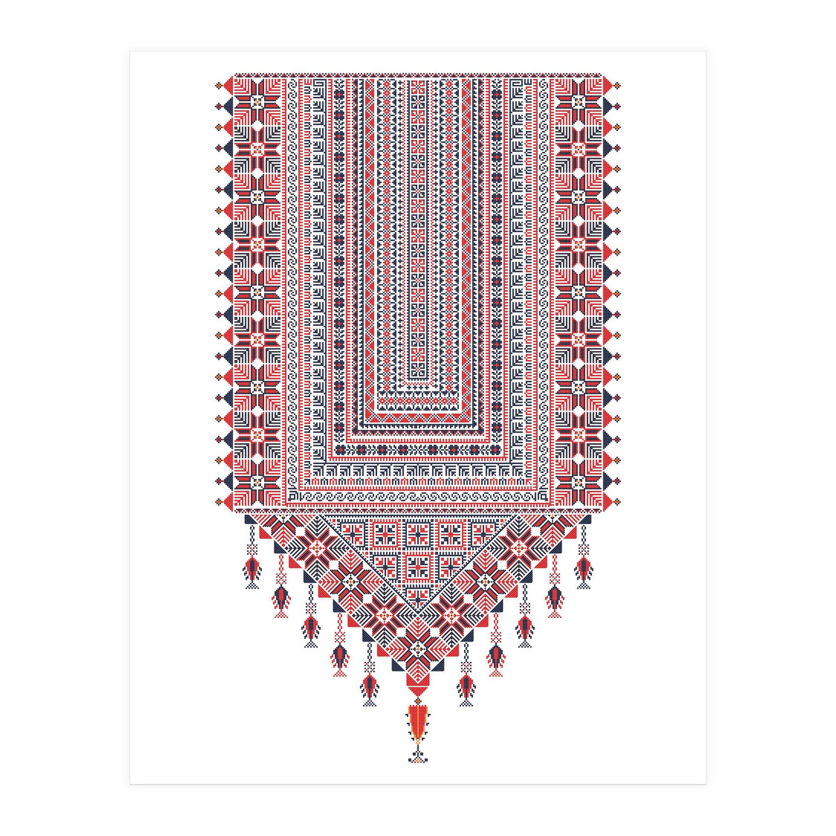 Tatreez Ornament 14 (Print Only)