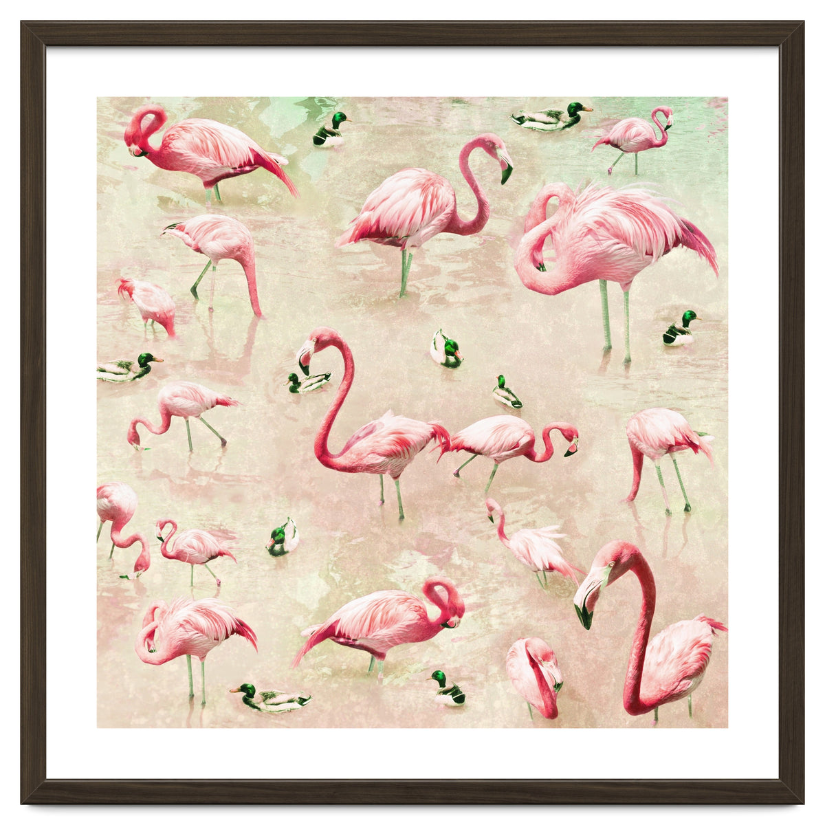 Flamingos Vintage Pink