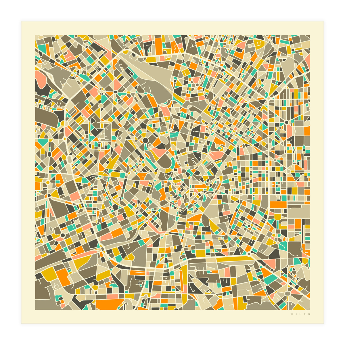 MILAN MAP (Print Only)