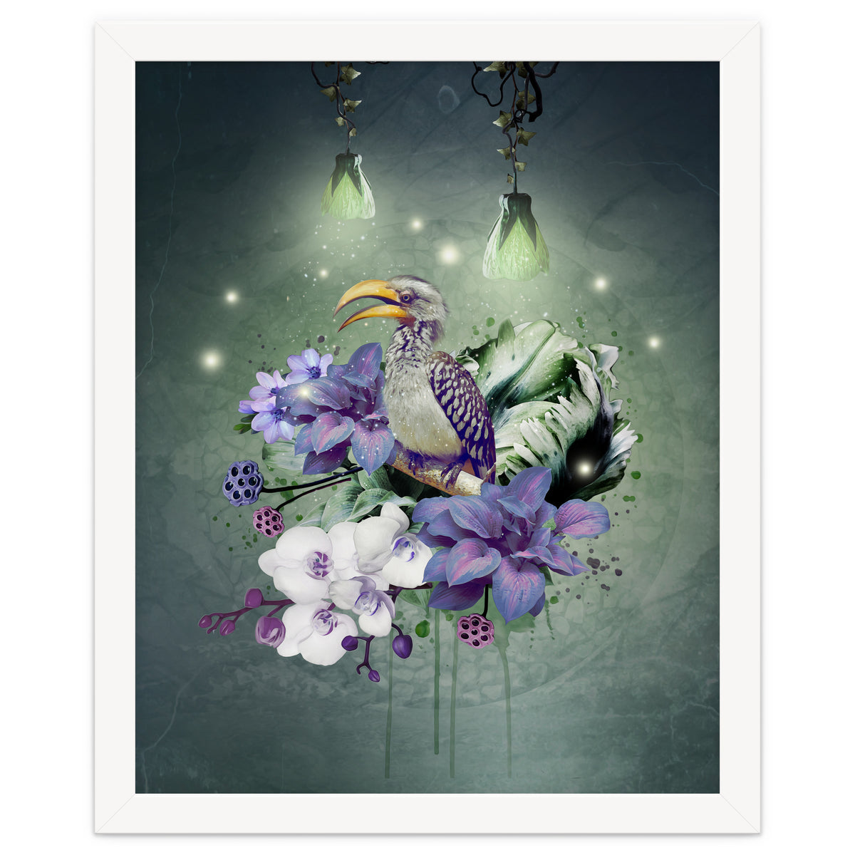 Floral Magic Hornbill