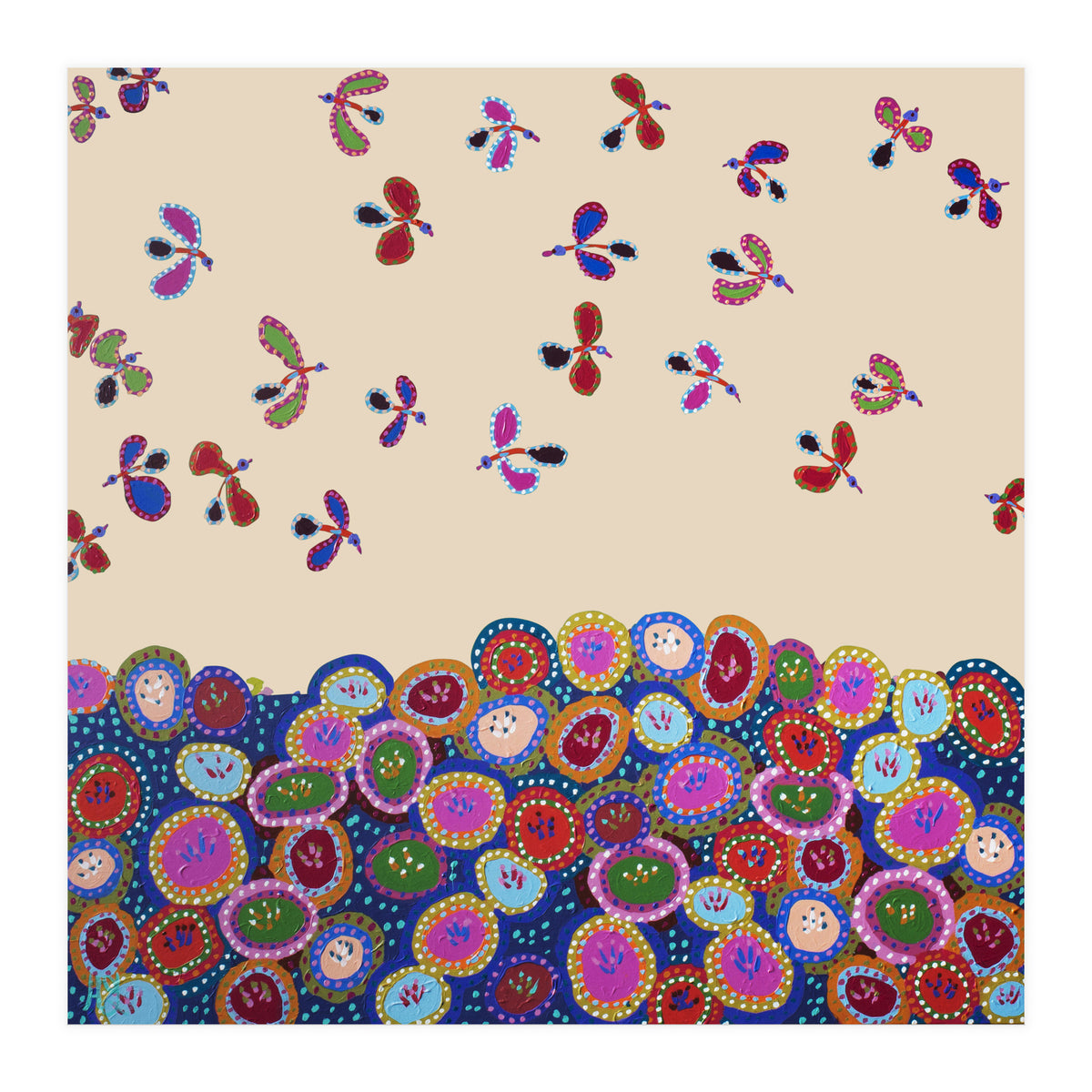 Happy World (pink) (Print Only)