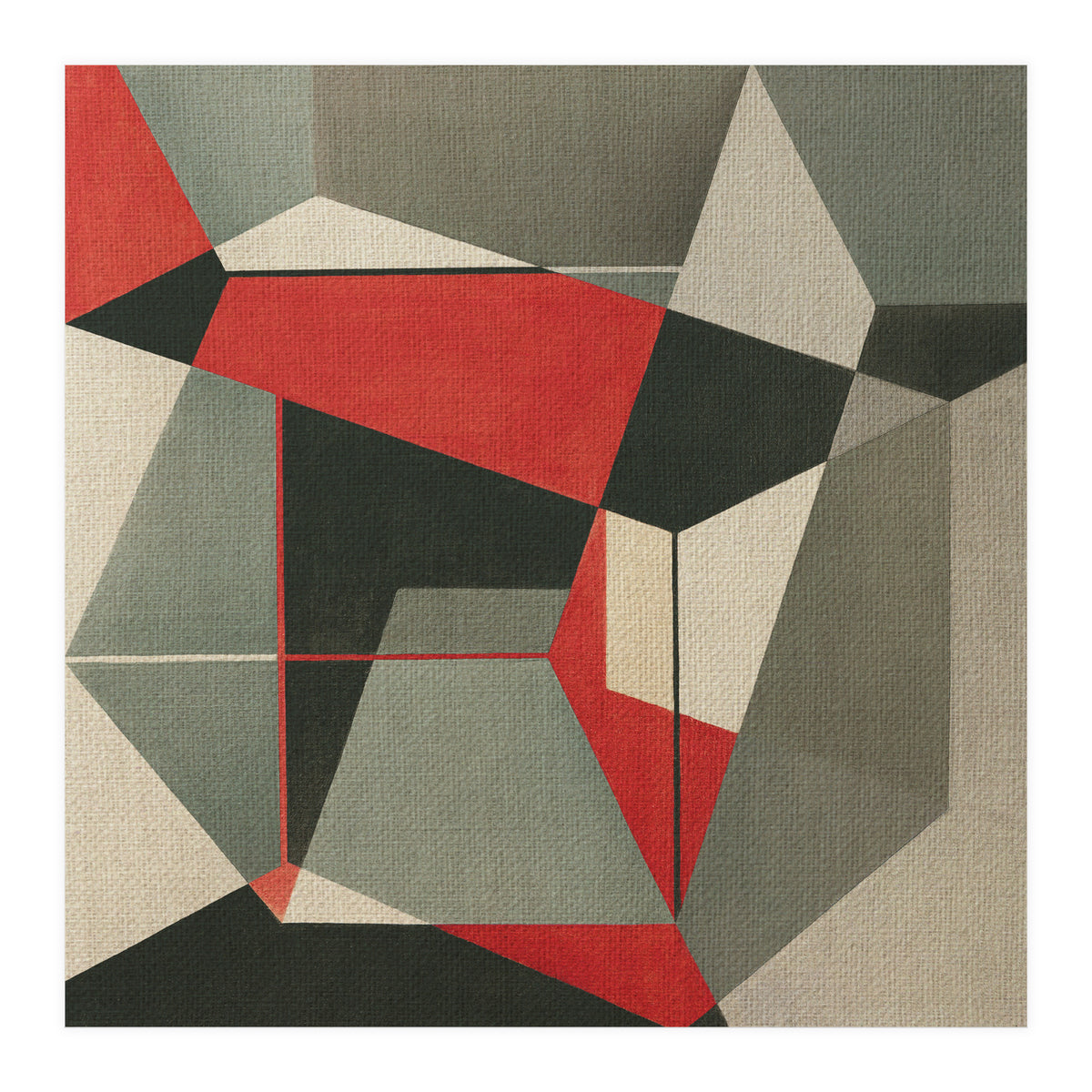 Geometric Fox (Print Only)