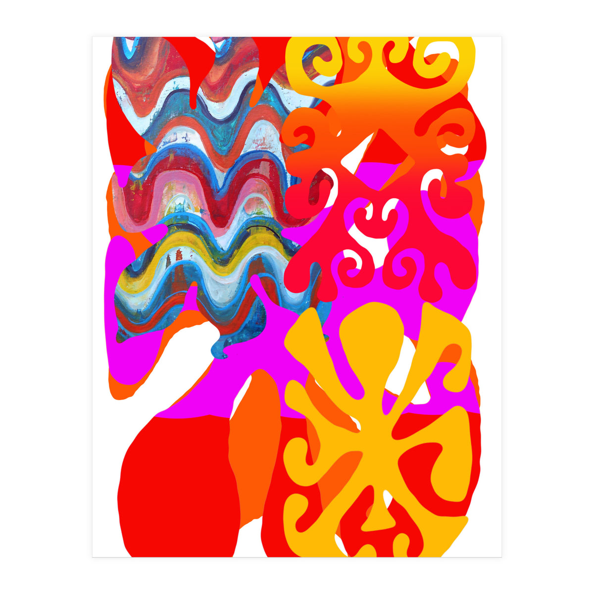 Pop Abstract Asimetrico 8 Copia (Print Only)