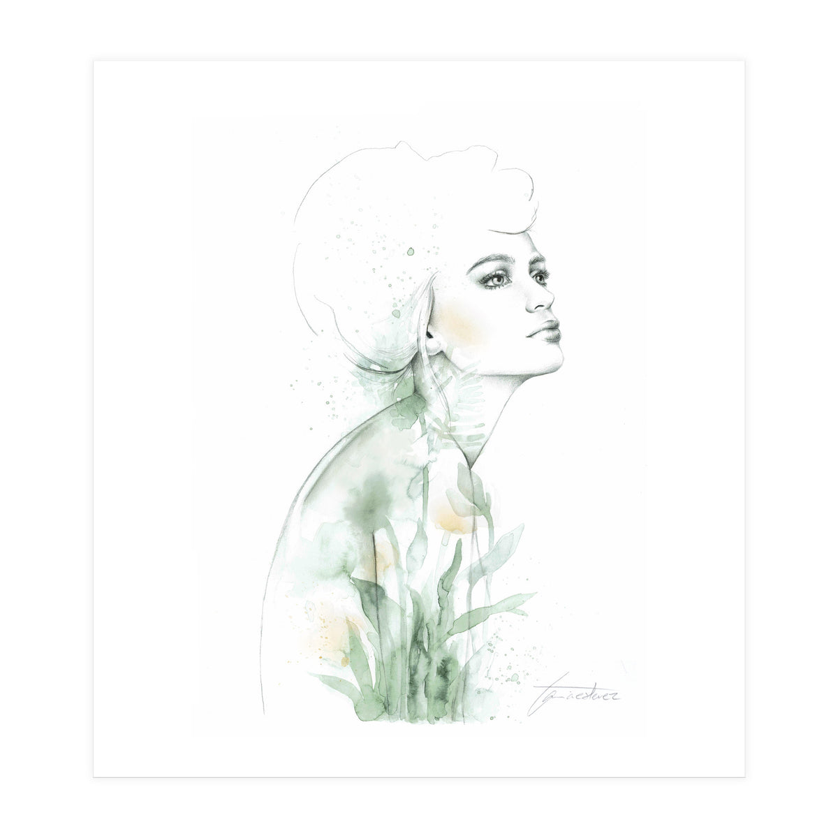 Volatile Flowers I (Print Only)