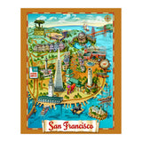 San Francisco Map Illustration (Print Only) thumbnail