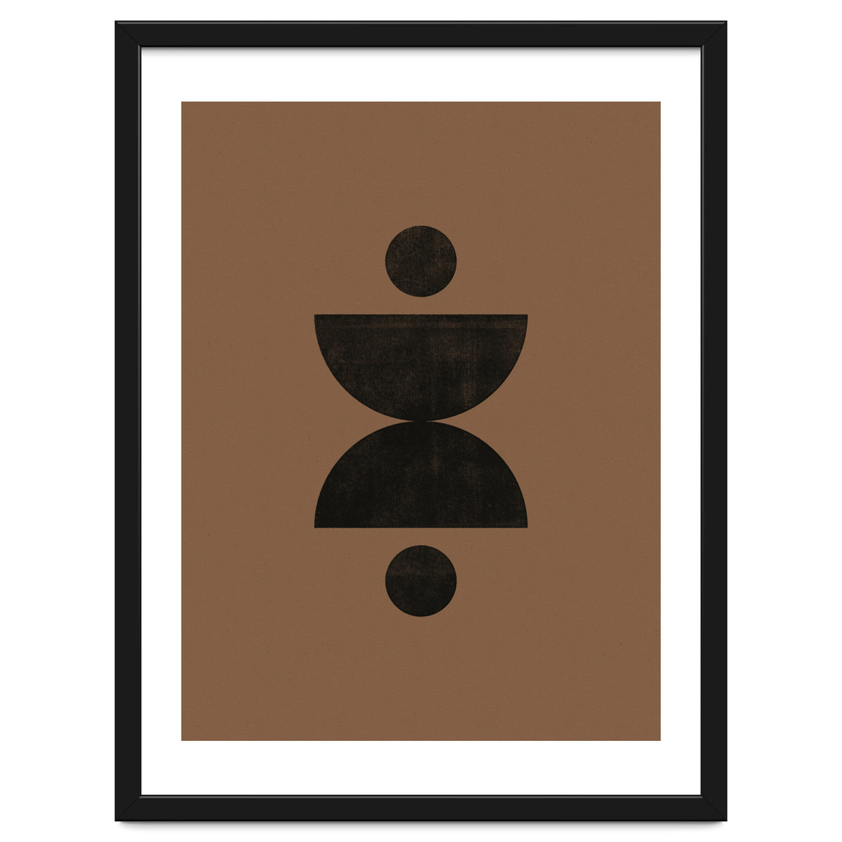 Mid-Century Modern No.27 - Woodblock Print