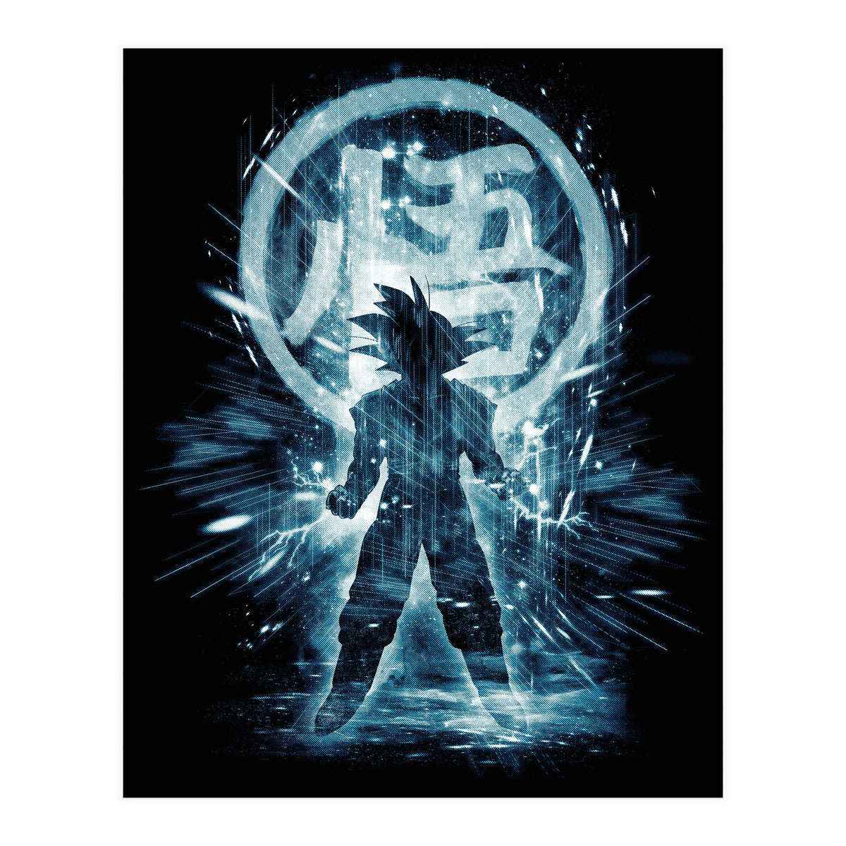 Storm Goku Blue (Print Only)