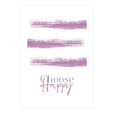 Text Art CHOOSE HAPPY | pink (Print Only) thumbnail