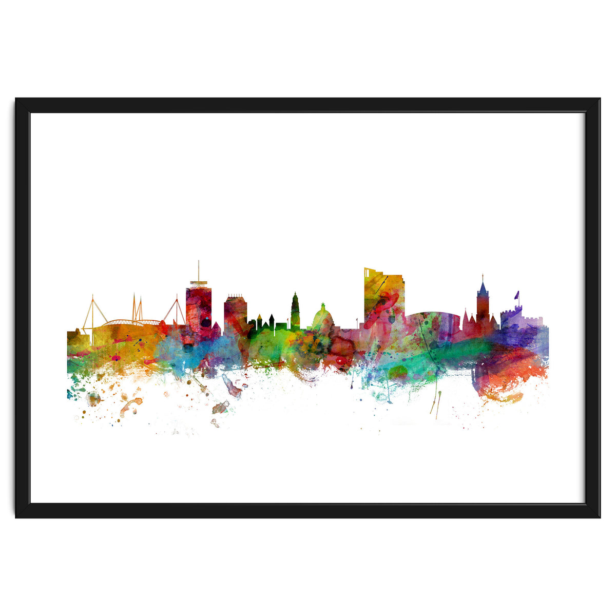 Cardiff Wales Skyline