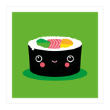 Happy Kawaii Sushi Maki (Print Only) thumbnail