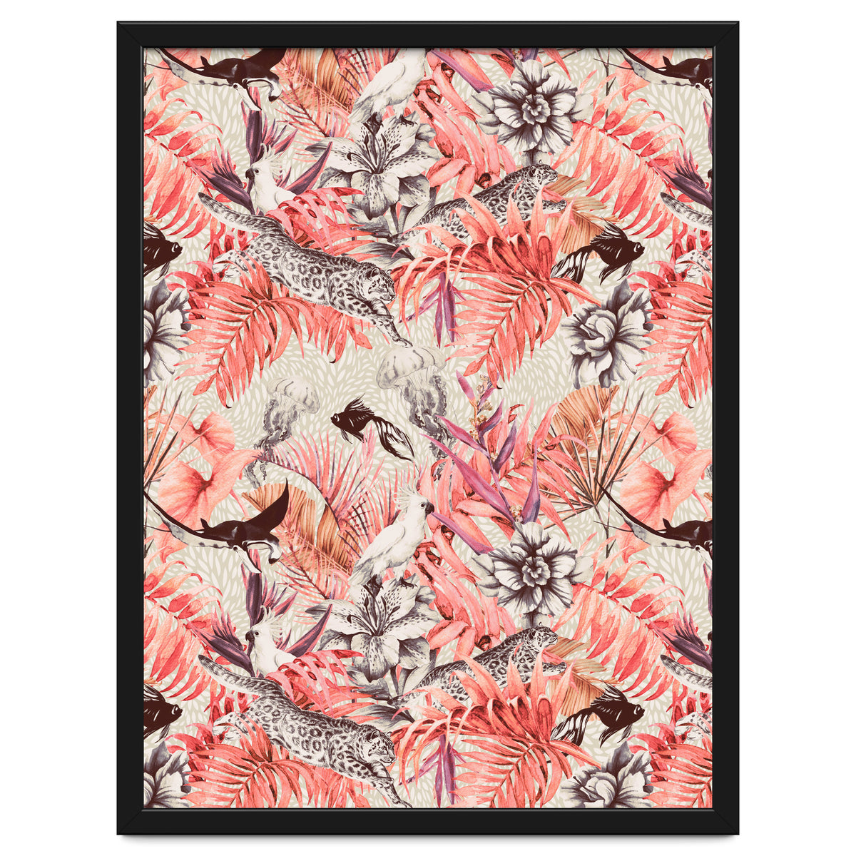 Tropical paradise pink