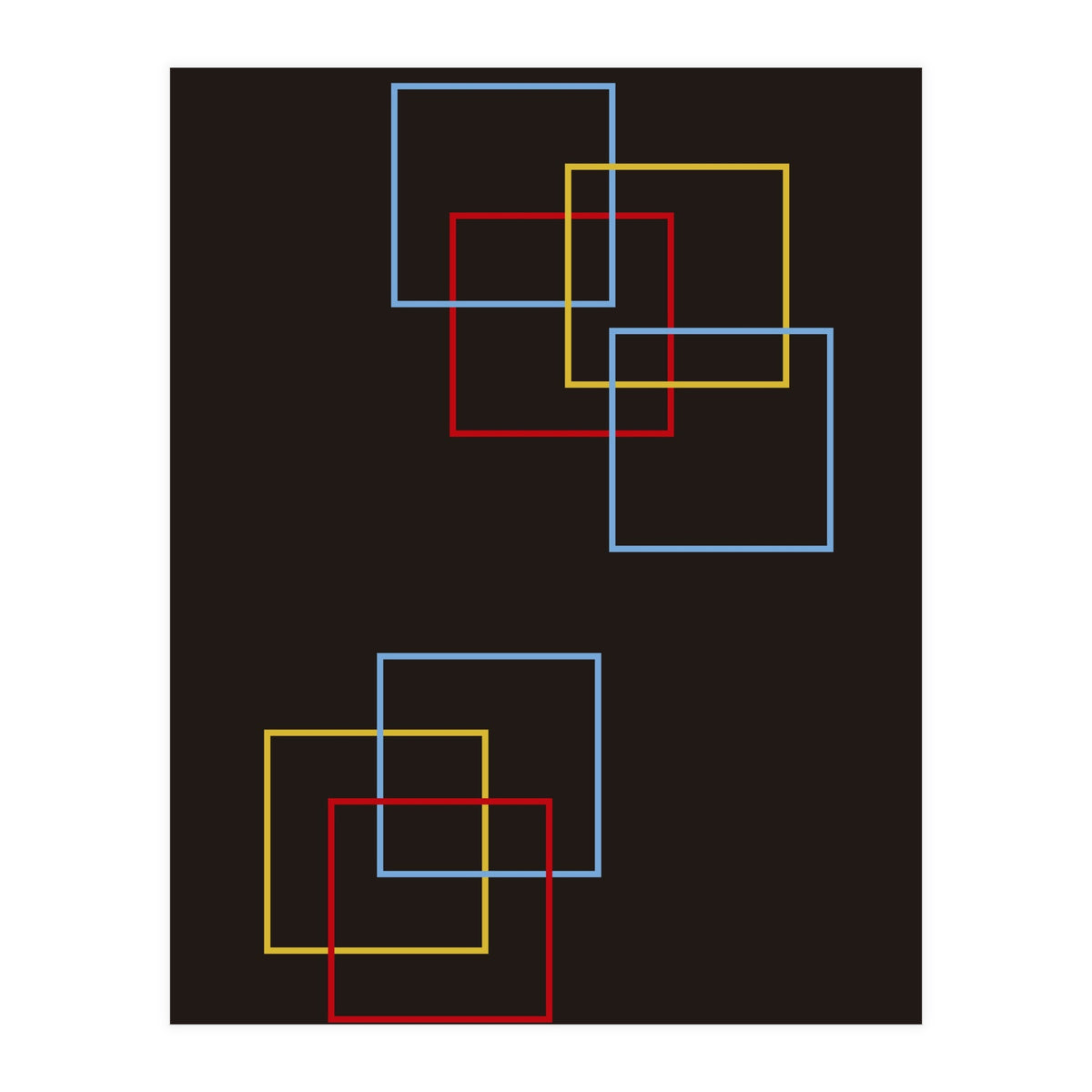Geometric Minimalist Abstract Modern 4 (Print Only)