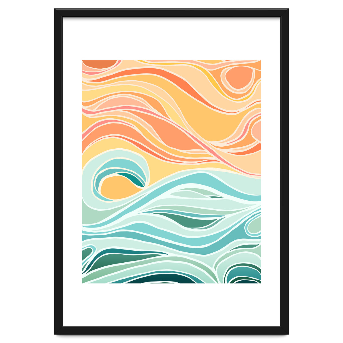 Sky And Sea Abstract