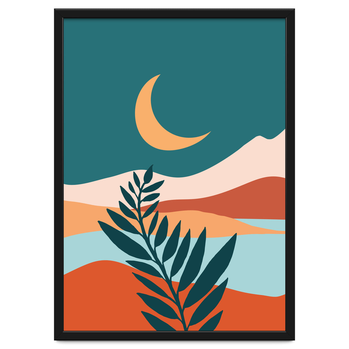 Moonlit Mediterranean