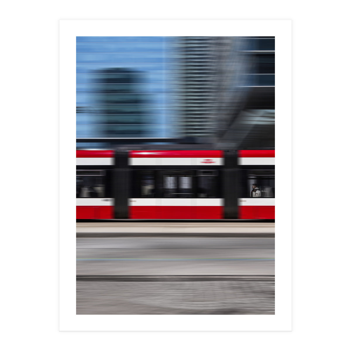 The 509 Harbourfront Streetcar Blur Version No 5 (Print Only)