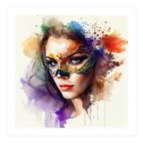 Watercolor Carnival Woman #11 (Print Only) thumbnail