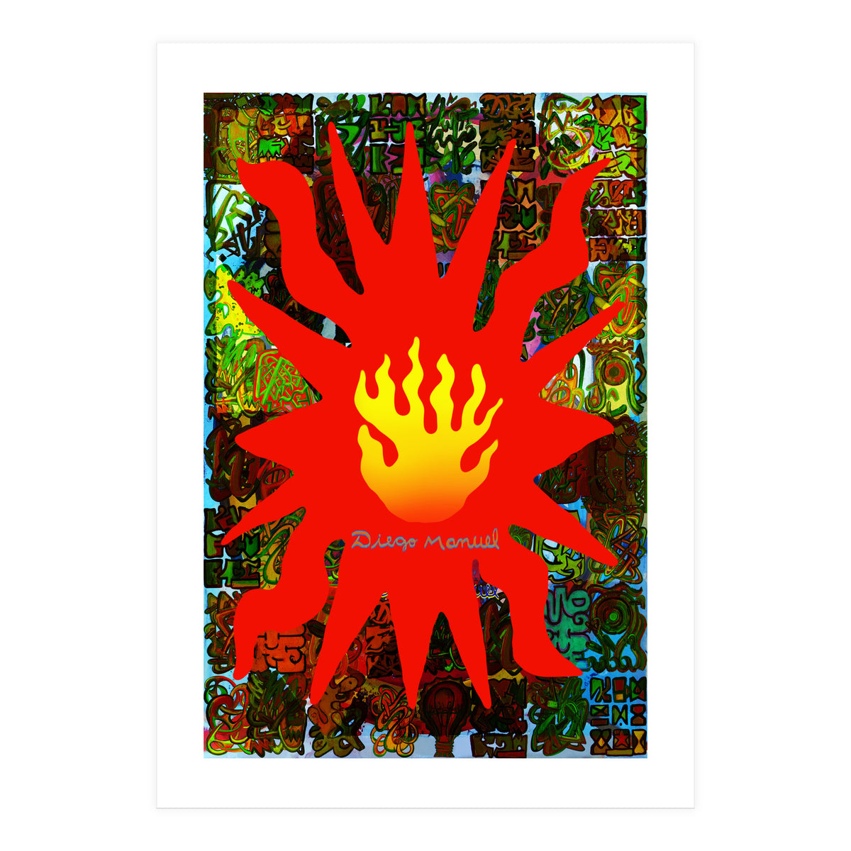 Fuego Y Graffiti 59 (Print Only)