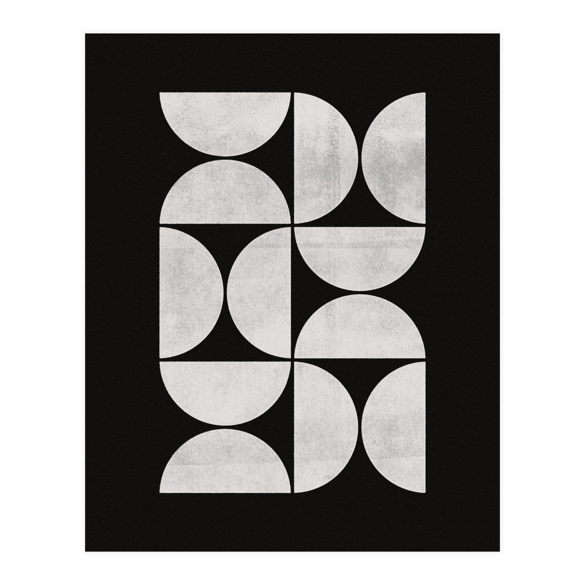 Mid-Century Modern No.31 - Woodblock Print (Print Only)