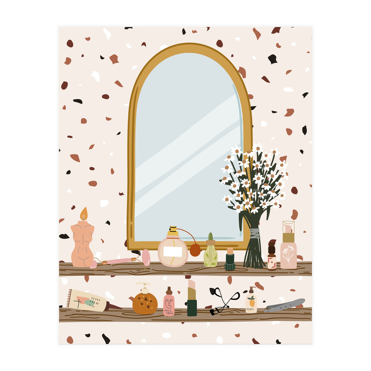 Boho Mirror Station (Print Only)