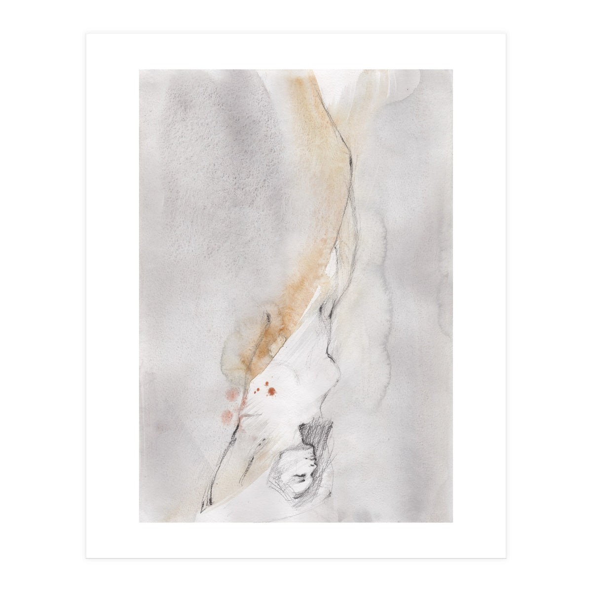 Drawing of a beautiful girl (Print Only)