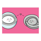 Kawaii Cute Timeless Mothership and Lifeboat Time Machines (Print Only) thumbnail