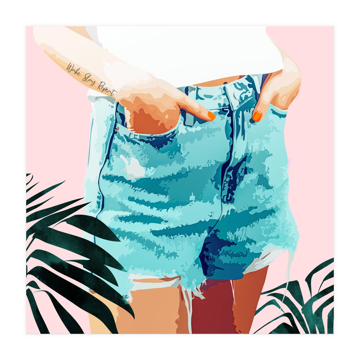 Wake. Slay. Repeat. (Print Only)