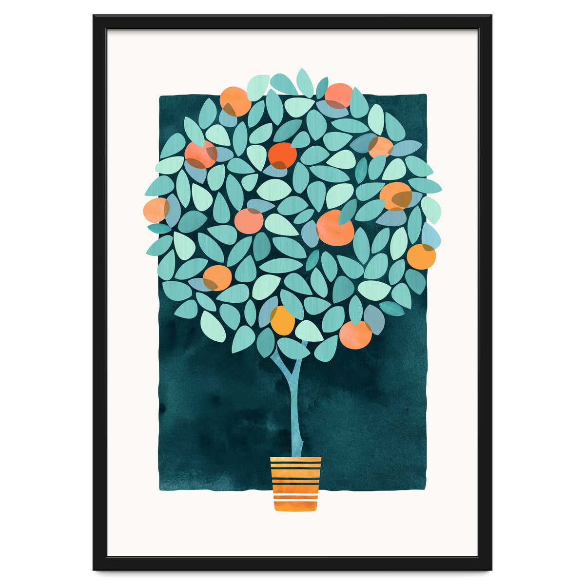 Orange Tree At Midnight